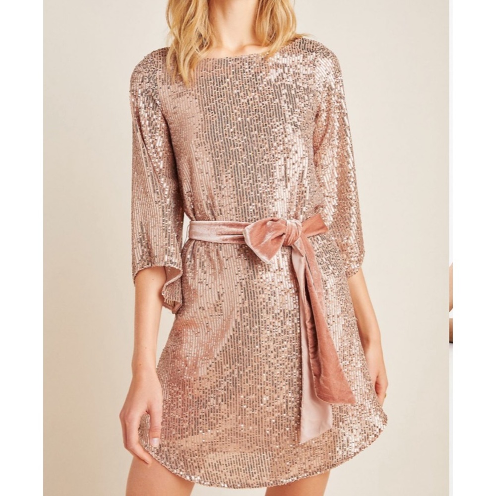 Anthropologie Sequin Dress.